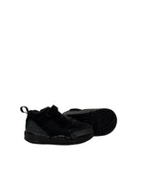 Black shoes on a white background