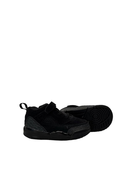 Black shoes on a white background