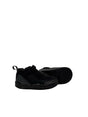 Black shoes on a white background
