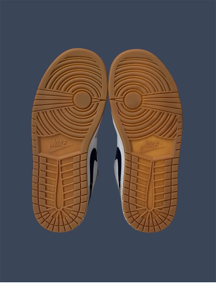 Nike Air Jordan 1 Low White/Midnight Navy 553558-146 Men’s Sneakers