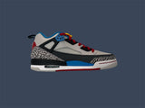 Youth Nike Jordan Spizike Low SE (GS) Neutral Grey/Anthracite-Maze IM7423-004