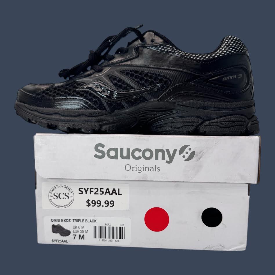 Saucony Omni 9 KDZ Kids Triple Black – SYF25AAL