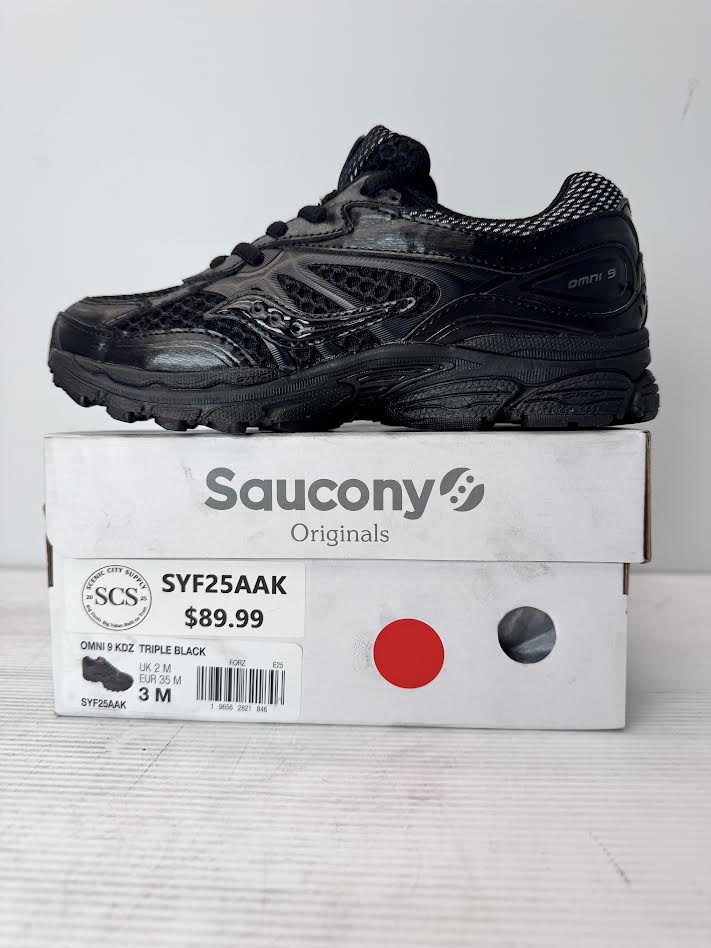 Saucony Omni 9 KDZ Kids Triple Black – SYF25AAK