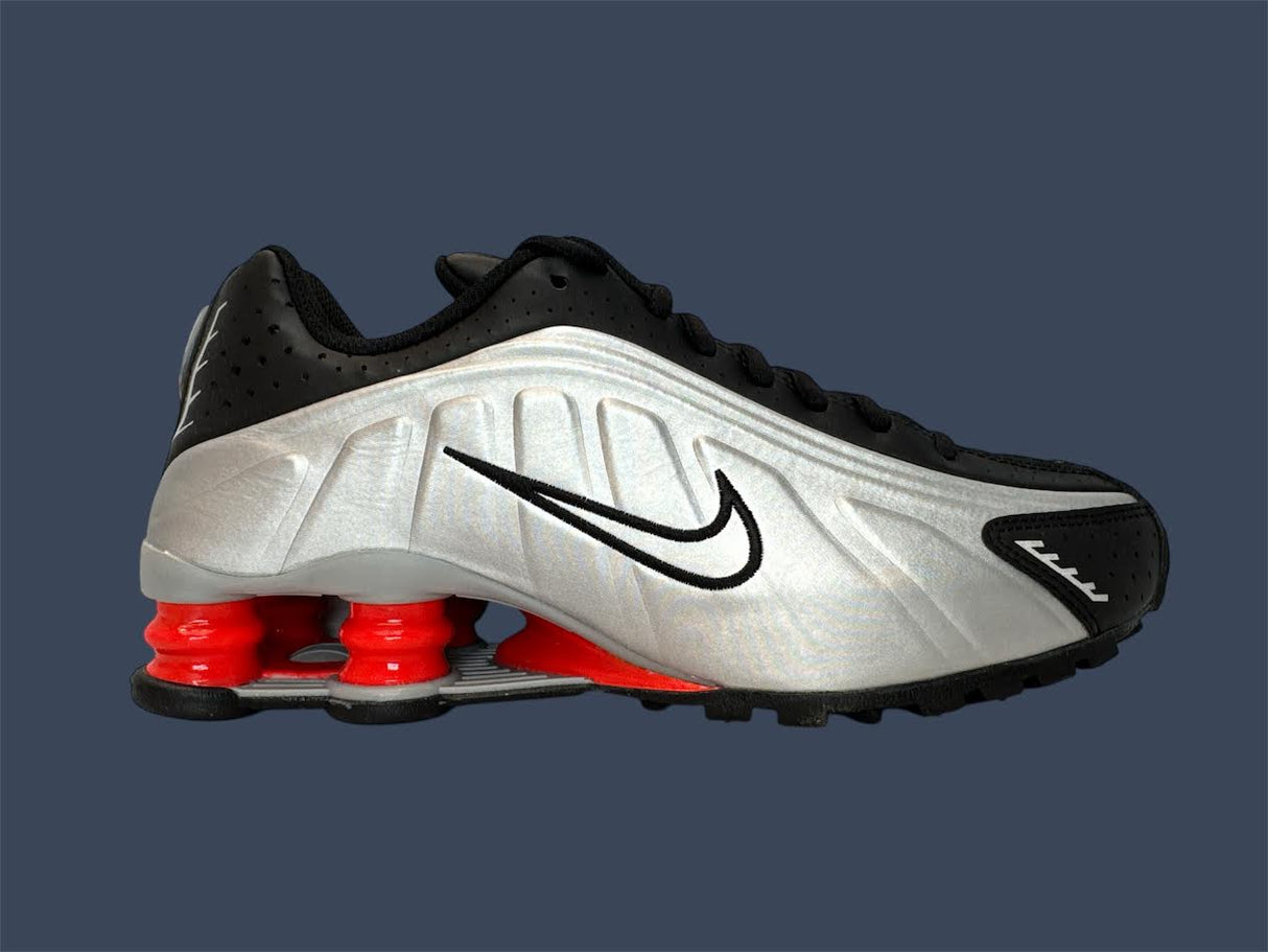 Youth Nike Shox R4 GS Metallic Silver CW2626-005