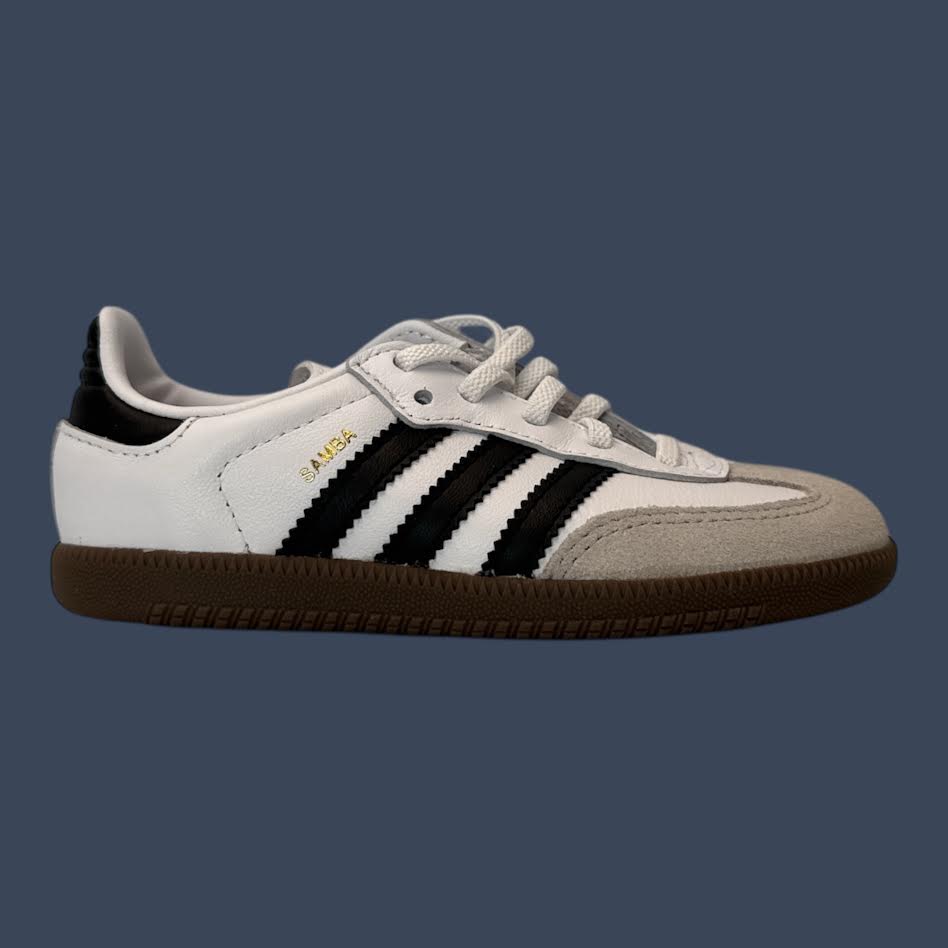 Adidas Samba OG EL I White/Black/Gum – IE3679