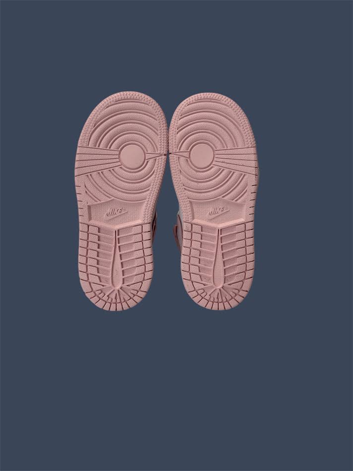 Kids Nike Jordan 1 Mid TD Pink Foam DQ8425-608