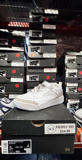 Youth Nike Jordan Spizike Low (PS) White/Neutral Grey FQ3951-103 Preschool Sneakers