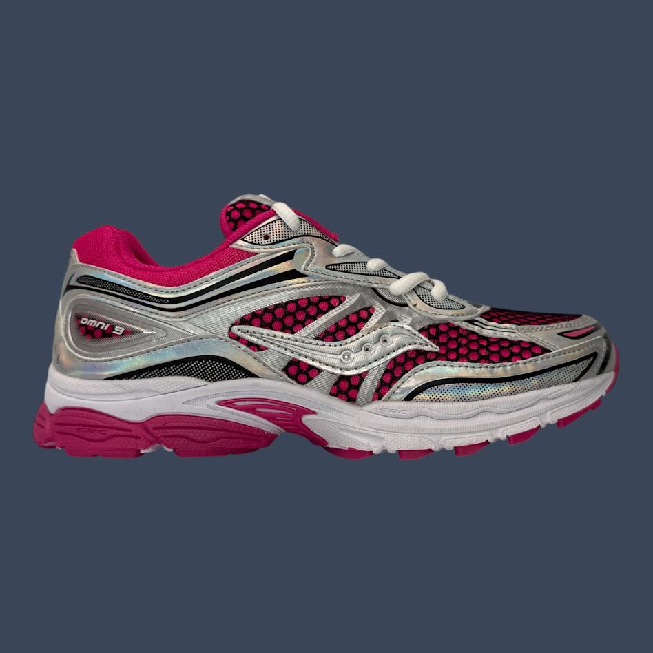 Saucony Omni 9 KDZ Kids Fuchsia/Iridescent Size 6M – SY268189