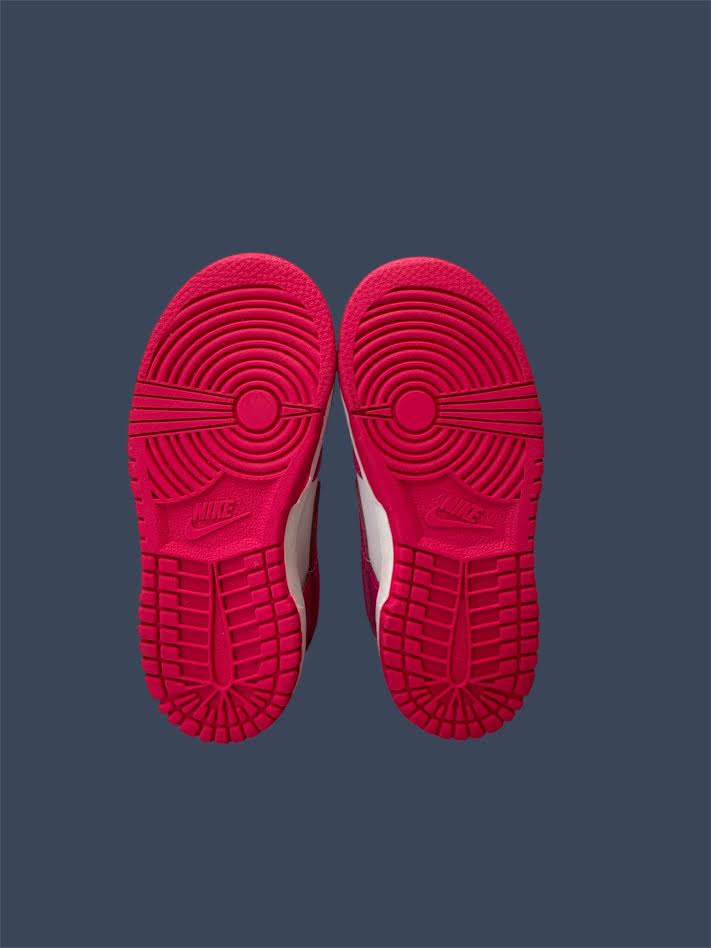 Children’s Nike Dunk Low TDE White Laser Fuchsia FB9107 102