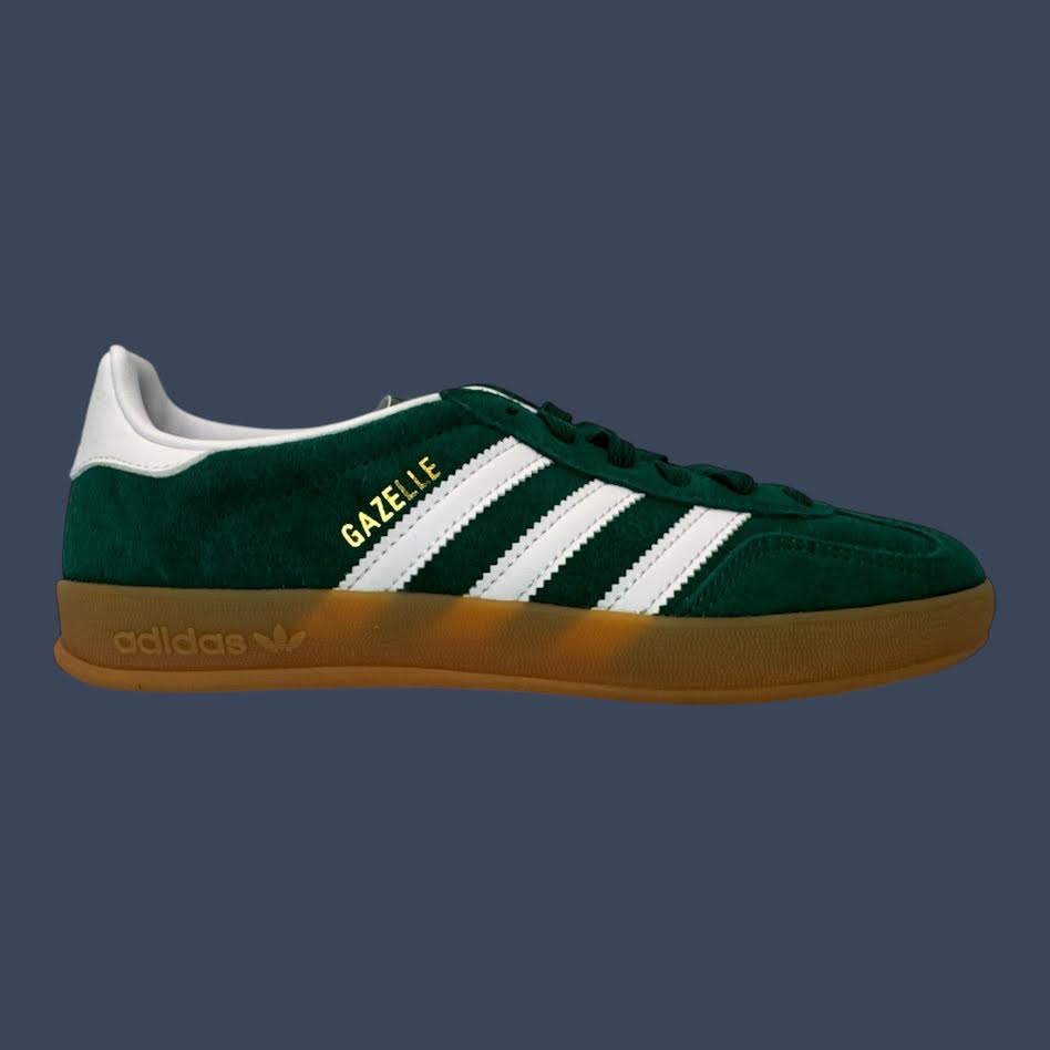 Adidas Gazelle Indoor J Green/White/Gum – JS3800