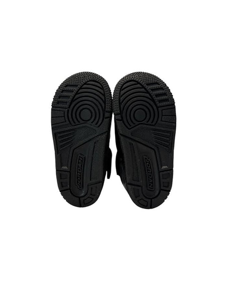 Black sole of a shoe on a white background