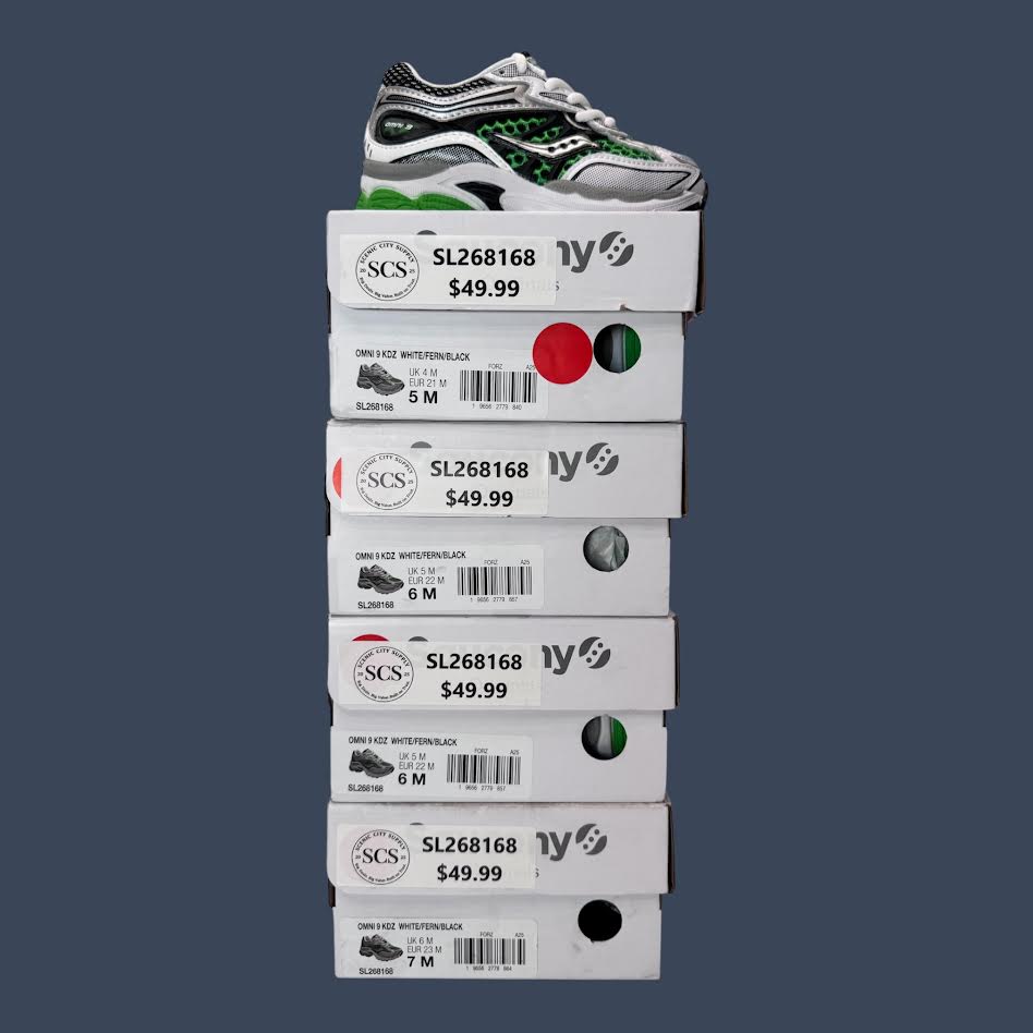 Saucony Omni 9 KDZ Kids White/Fern/Black  – SK268168