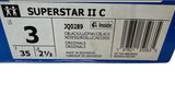 Kids adidas Superstar II Black Pink Size 3 JQ0289