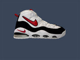 Nike Air Max Uptempo 95 White University Red CK0892-101