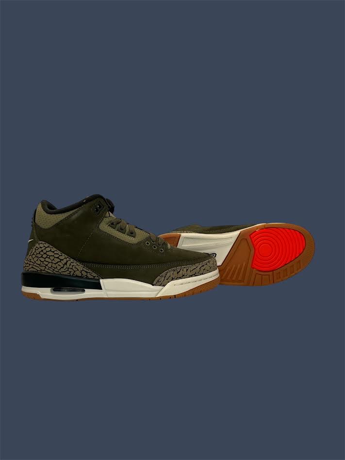 Youth Air Jordan 3 Retro Medium Olive GS DM0967-202