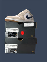 Nike Air Jordan 1 Low White/Midnight Navy 553558-146 Men’s Sneakers