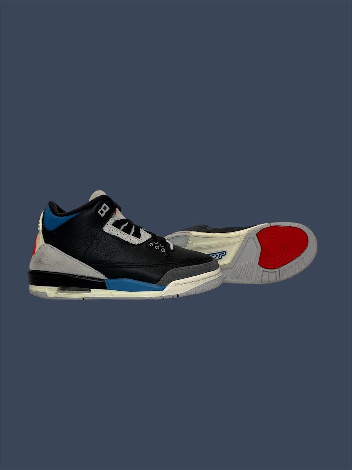 Youth Air Jordan 3 Retro OG Black Red GS IB8968-004
