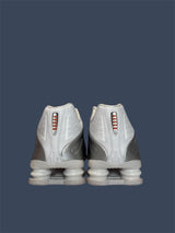 Women’s Nike Shox R4 White Metallic Silver AR3565-101