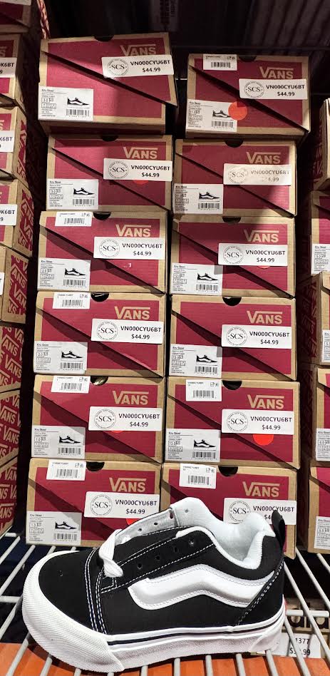 Vans Knu Skool Kids Black/True White – VN000CYU6BT