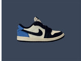 Kids Nike Jordan 1 Retro Low OG TD Obsidian University Blue FQ5435-400