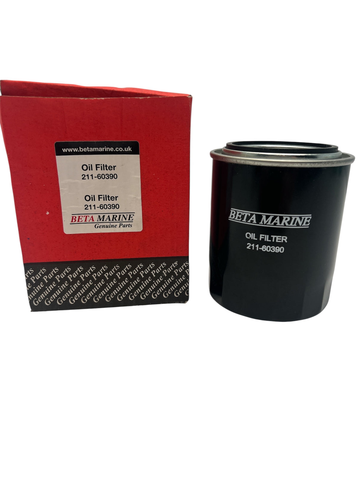 Beta Marine Oil Filter (211-60390) | Fits Beta 28–38 Engines | Cross Reference Kubota 16271-32090, WIX 51344