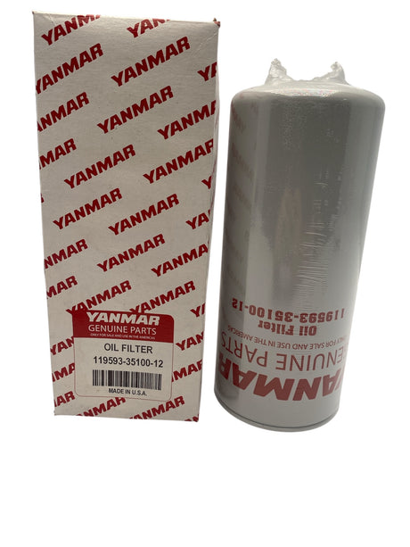 Yanmar 119593-35100-12 Oil Filter – Genuine OEM Diesel Engine Replacement