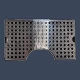 Micro Matic DP-920 | 12" Surface Mount Drip Tray with Tower Cutout | Stainless Steel No Drain