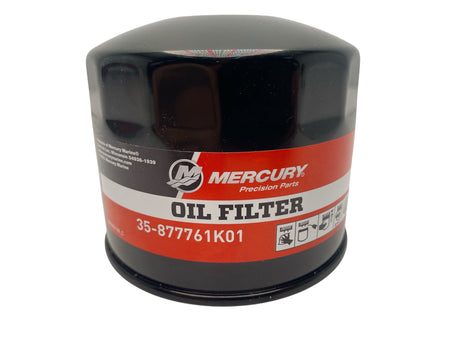 Mercury OEM Oil Filter 877761K01 – Genuine Factory Replacement for Outboards & MerCruiser Engines