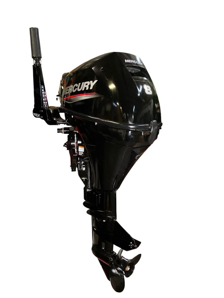 Mercury 8HP EFI FourStroke Outboard Motor – Model 1F08201BK, Tiller Handle, 15” Shaft