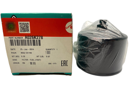 Onan A026K278 Fuel Filter – Genuine Fleetguard OEM Replacement for Generators and Diesel Engines