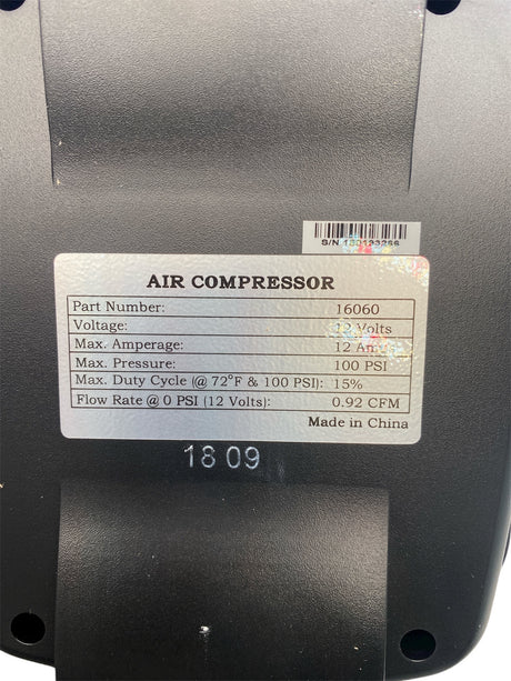 Air Lift 16060 Onboard Air Compressor for Suspension Systems