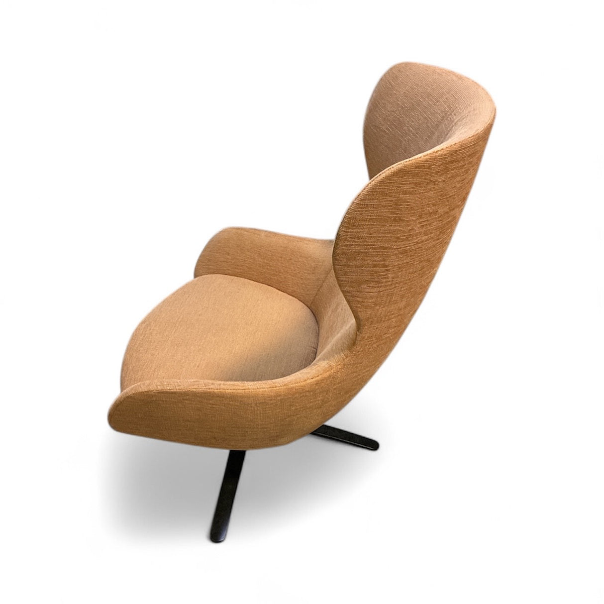 Amelia Wingback Lounge Chair – Sculpted Organic Form