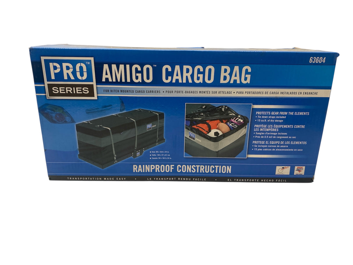 Amigo 63604 Hitch Mount Cargo Carrier Bag – 59" x 18.5" x 24"