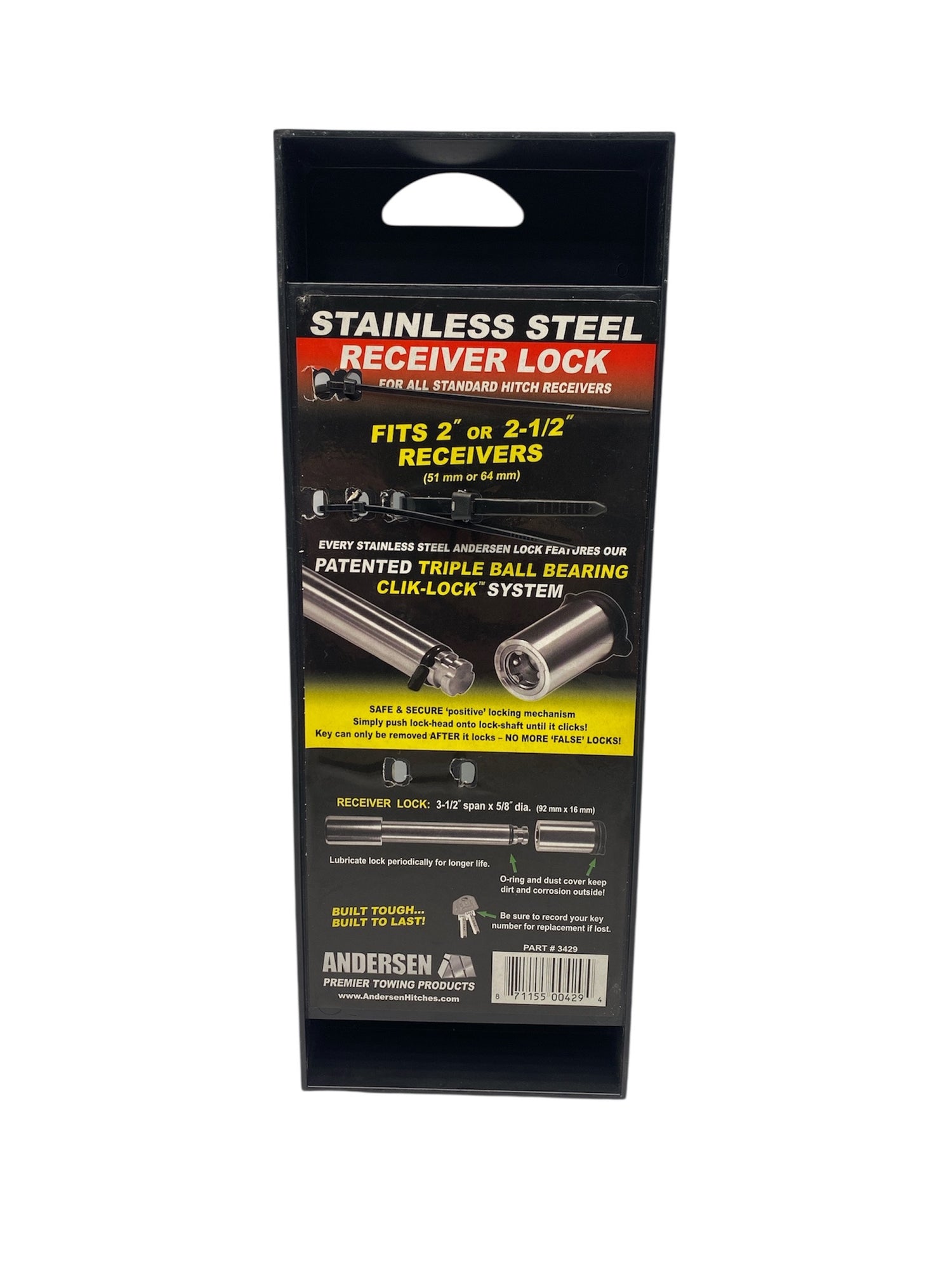 OEM Andersen 3429 Hitch Lock – Made in USA