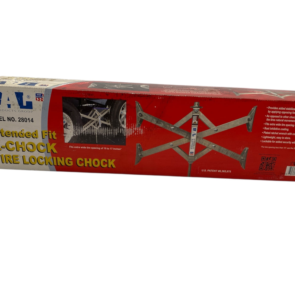 BAL RV Wheel Chock X-Chock X-Tend Fit | Tire Locking Stabilizer ...
