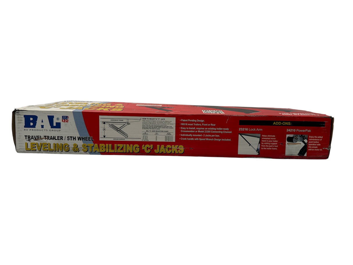 BAL RV leveling jack steel construction