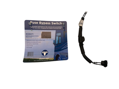 Blue Ox BX88271 Mini Fuse Bypass Switch – Short Lead
