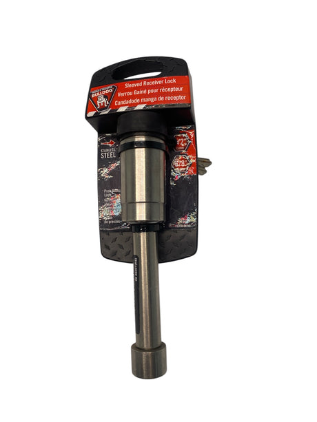 Bulldog 580405 1/2" Trailer Hitch Lock – Chrome-Plated Steel