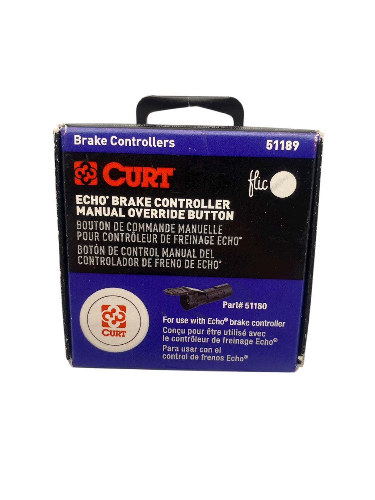 CURT 51189 Echo Bluetooth Brake Controller Manual Override Button