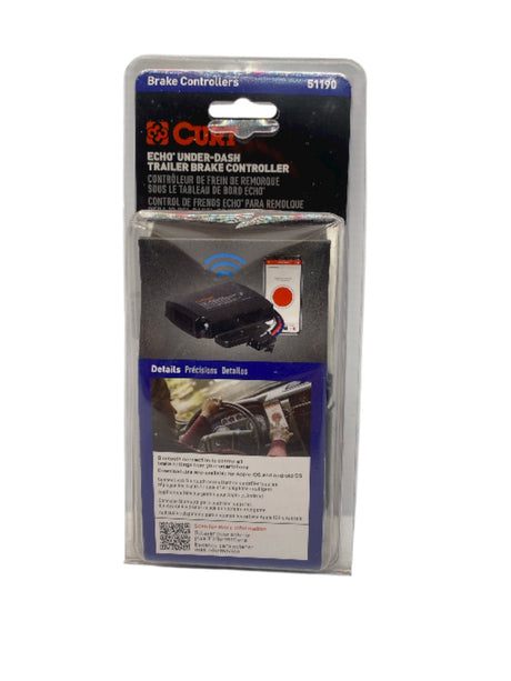 CURT 51190 Echo Under-Dash Bluetooth Trailer Brake Controller