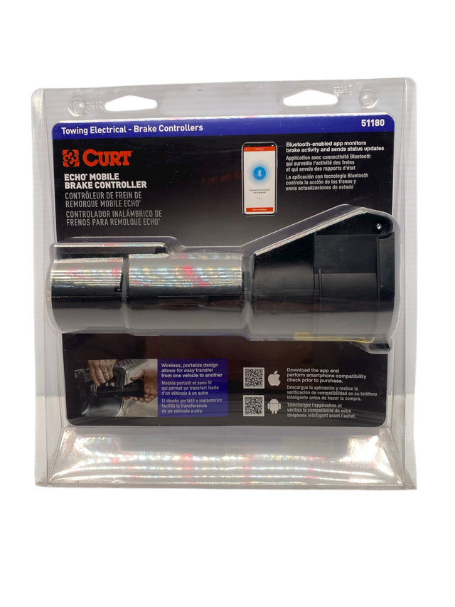 CURT Echo 51180 Mobile Bluetooth Electric Trailer Brake Controller