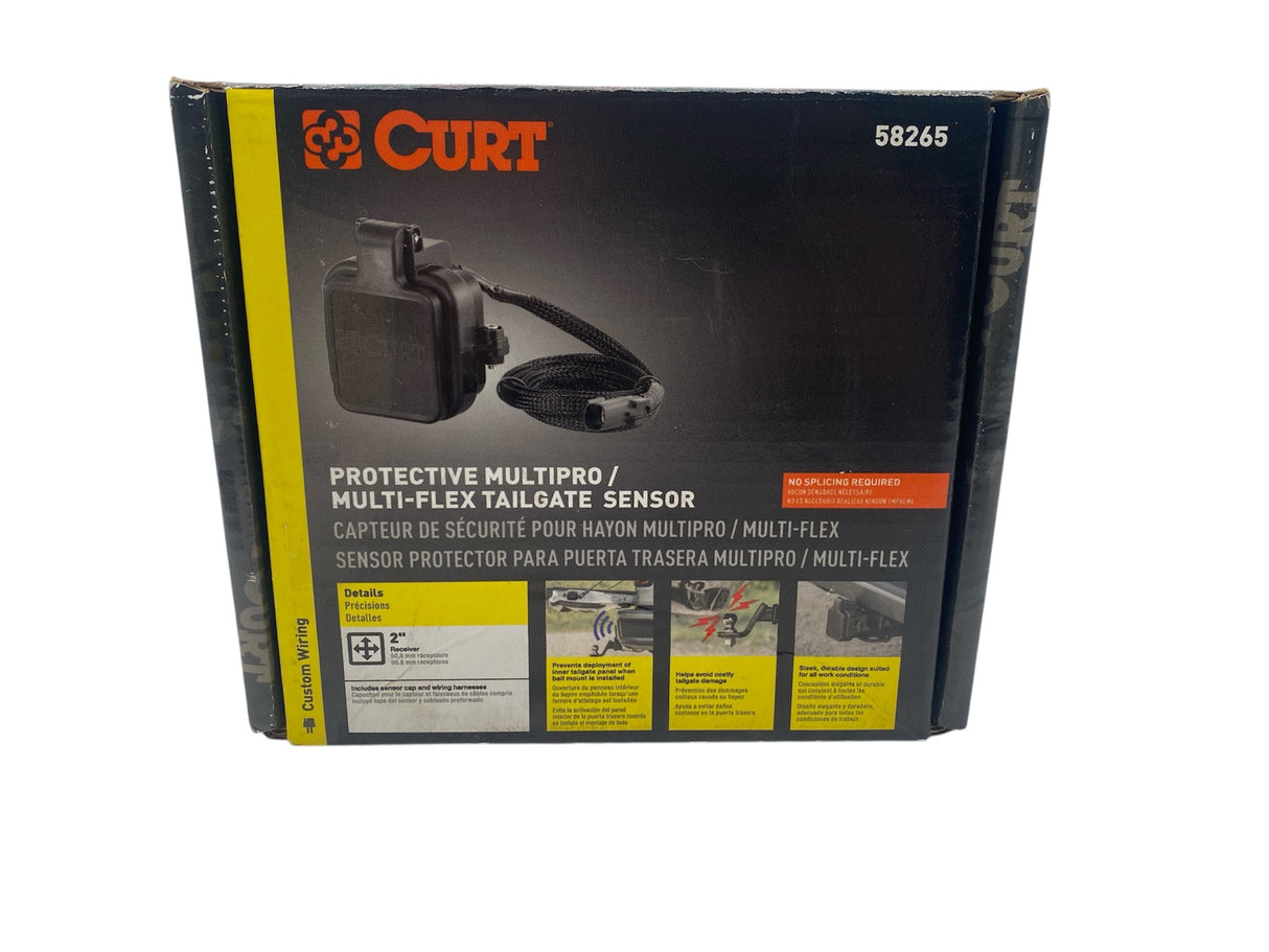 CURT 58265 Protective MultiPro / Multi-Flex Tailgate Sensor – Fits 2" Receiver
