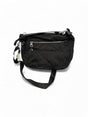 Dalton Brody black quilted crossbody shoulder bag front view