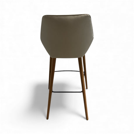 Davis Furniture Sachet Barstool with Matte Black Metal Accents