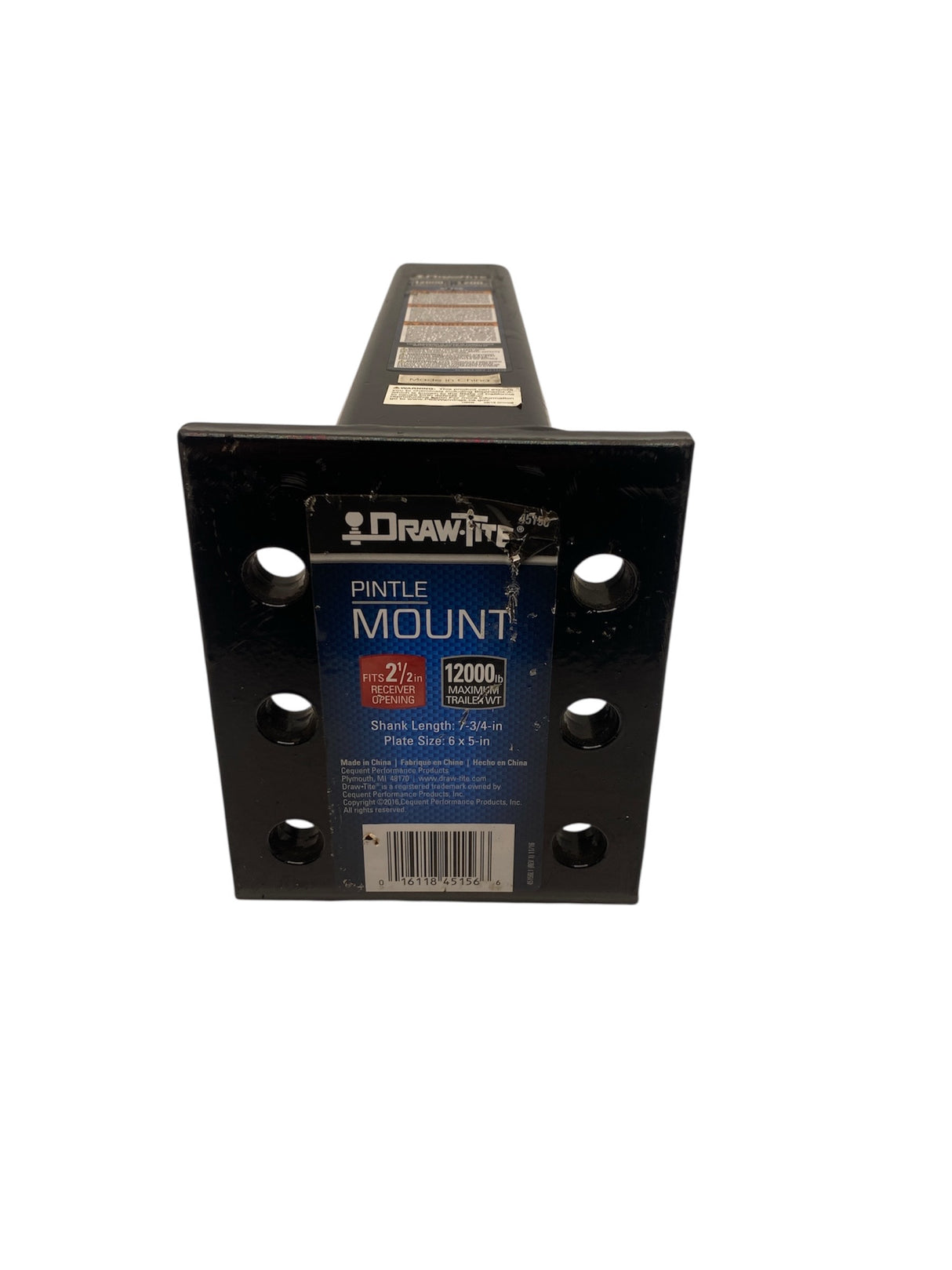 Draw-Tite Titan 45156 Pintle Hook Mount for 2.5" receiver