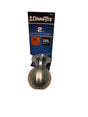 Draw-Tite 63821 2-Inch Trailer Hitch Ball – 1" Shank Chrome Finish