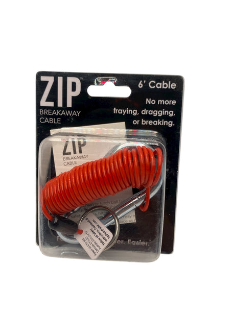 Fastway Zip Breakaway Cable #80-01-2160 – 6 Foot Coiled Trailer Cable