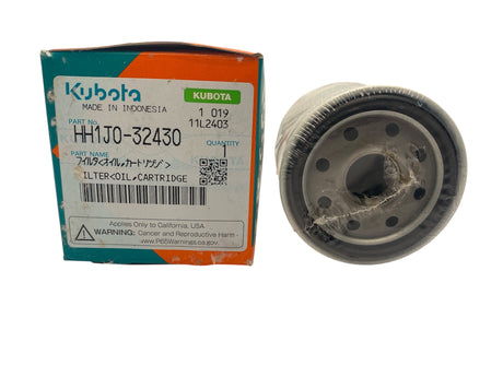 Kubota HH1J0-32430 Oil Filter – Genuine OEM Replacement for Kubota Engines, Excavators, and Mowers