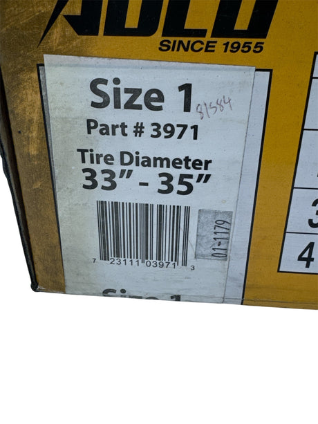 Heavy-duty RV tire covers UV resistant