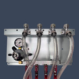 Micro Matic 83415-E-PP | Premium Plus Secondary CO2 Regulator Panel | 1 Pressure | 4 Products